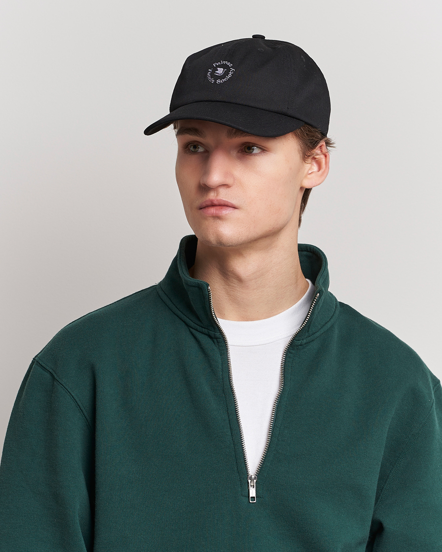 Homme | Palmes Circle 6-Panel Cap Black | Palmes | Circle 6-Panel Cap Black
