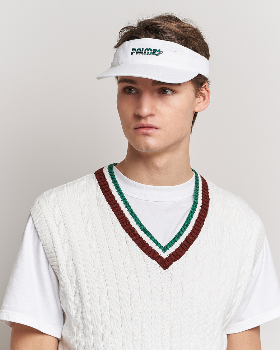 Homme | Palmes Net Visor Cap White | Palmes | Net Visor Cap White
