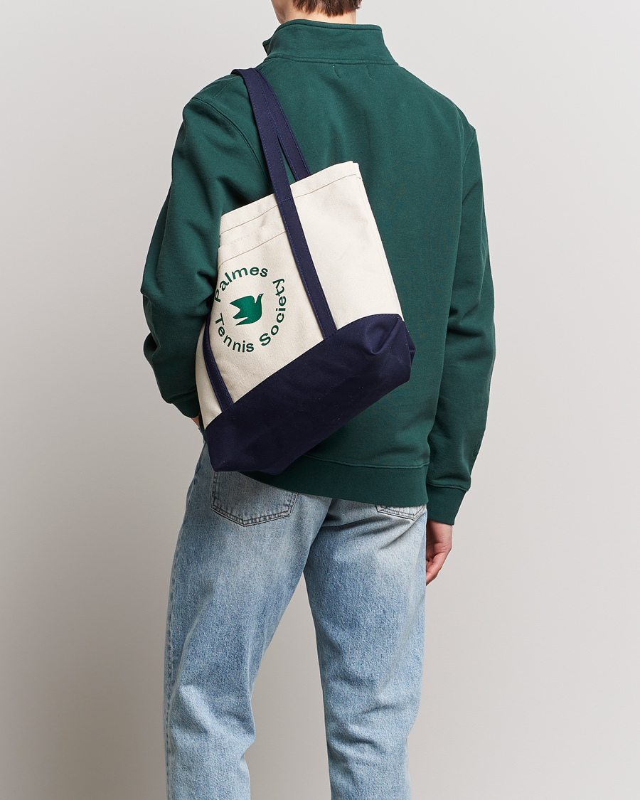 Homme | Palmes Society Tote Bag Navy | Palmes | Society Tote Bag Navy