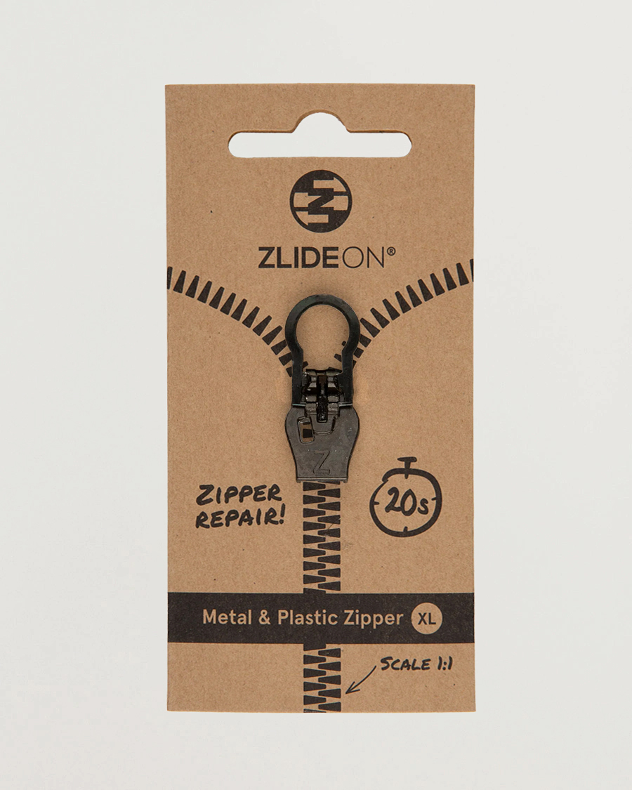 Homme | Entretien Des Vêtements | ZlideOn | Metal & Plastic Zipper Black