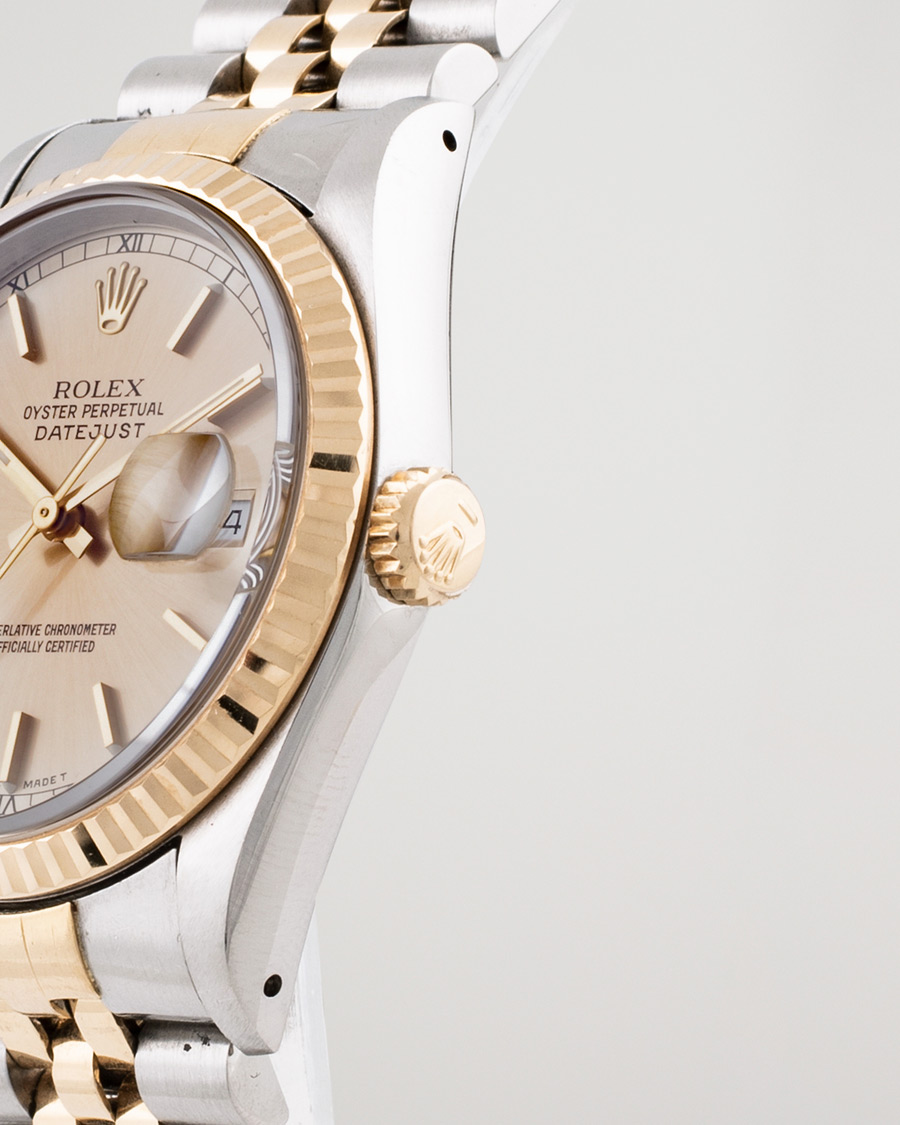 Homme | Pre-Owned & Vintage Watches | Rolex Pre-Owned | Datejust 16233 Oyster Perpetual Steel/Gold Gold