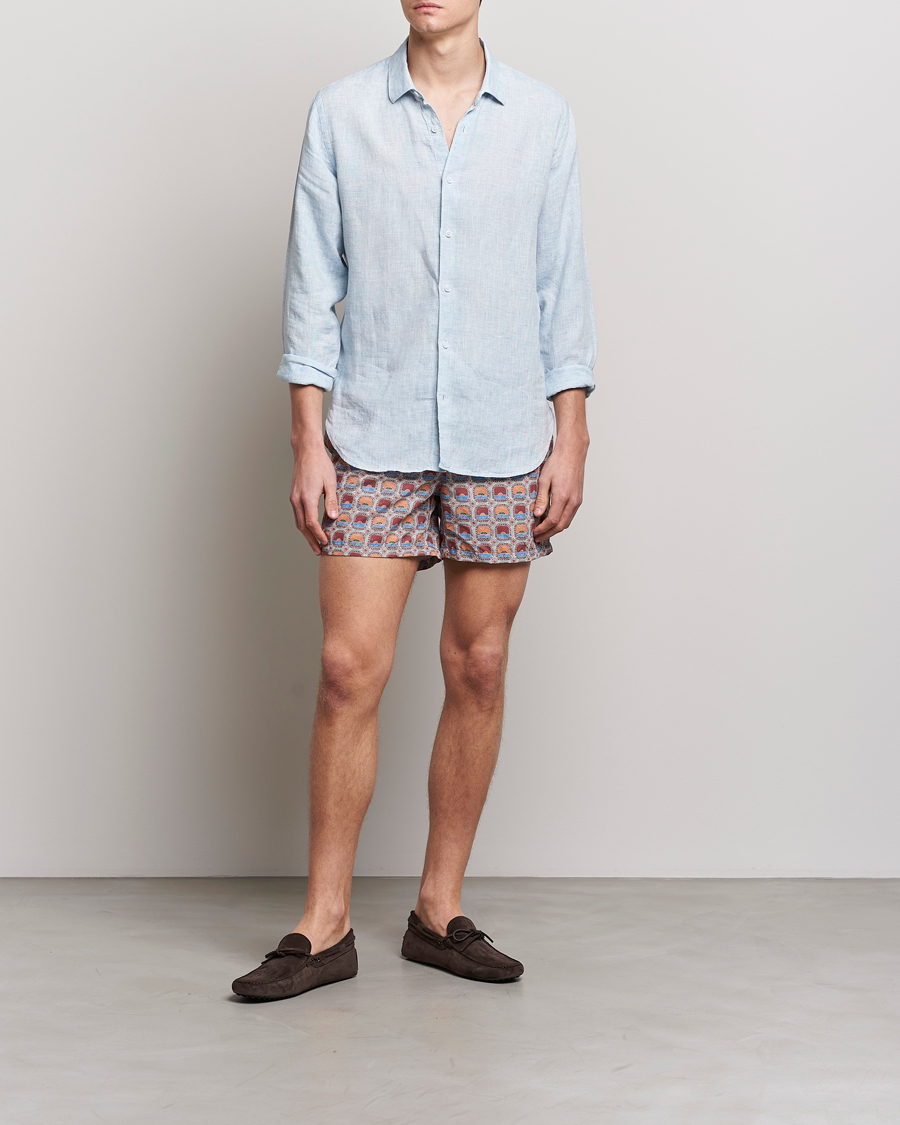 Homme | Maillots De Bain | Ripa Ripa | Printed Swimshorts Red/Blue