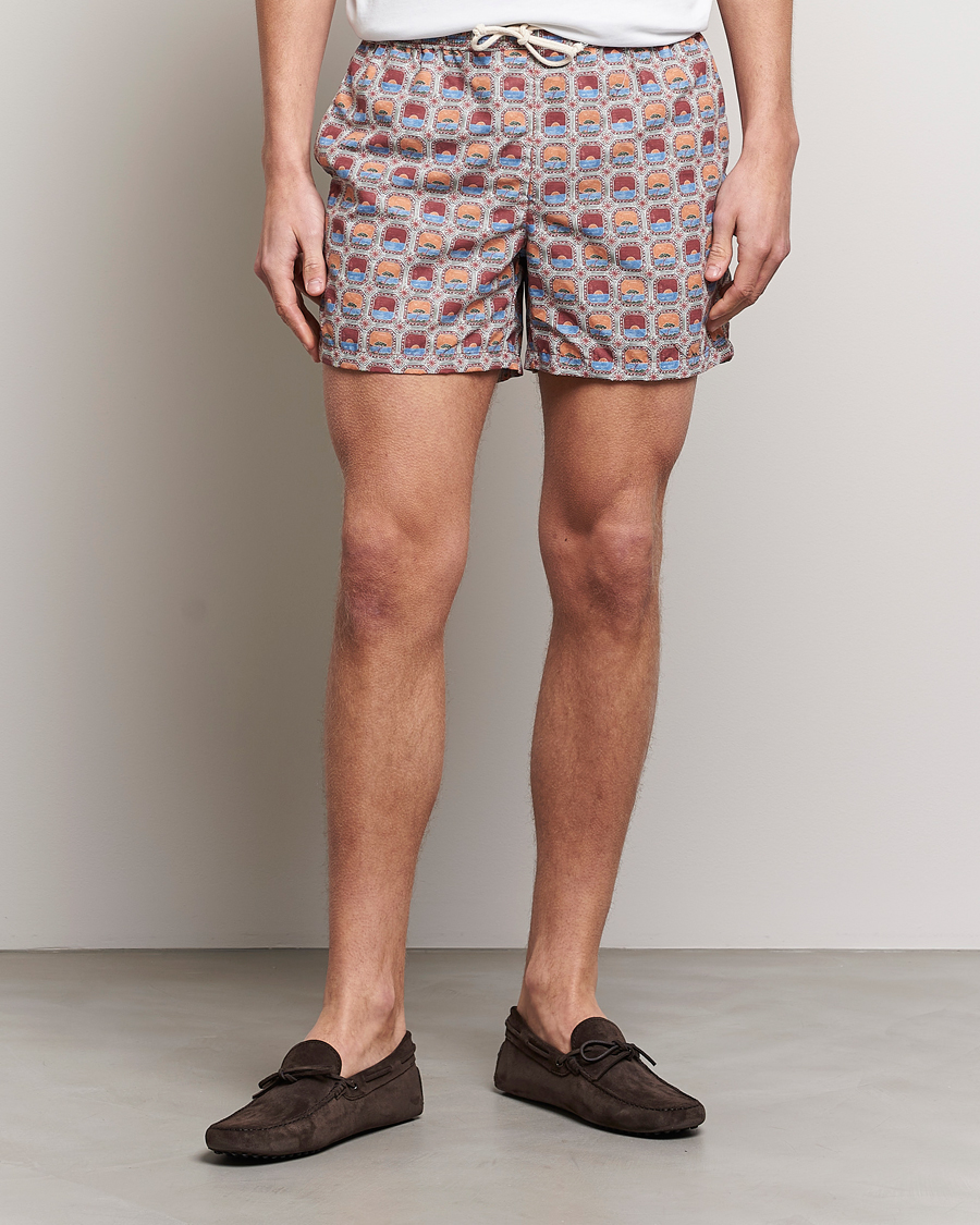 Homme | Maillots De Bain | Ripa Ripa | Printed Swimshorts Red/Blue