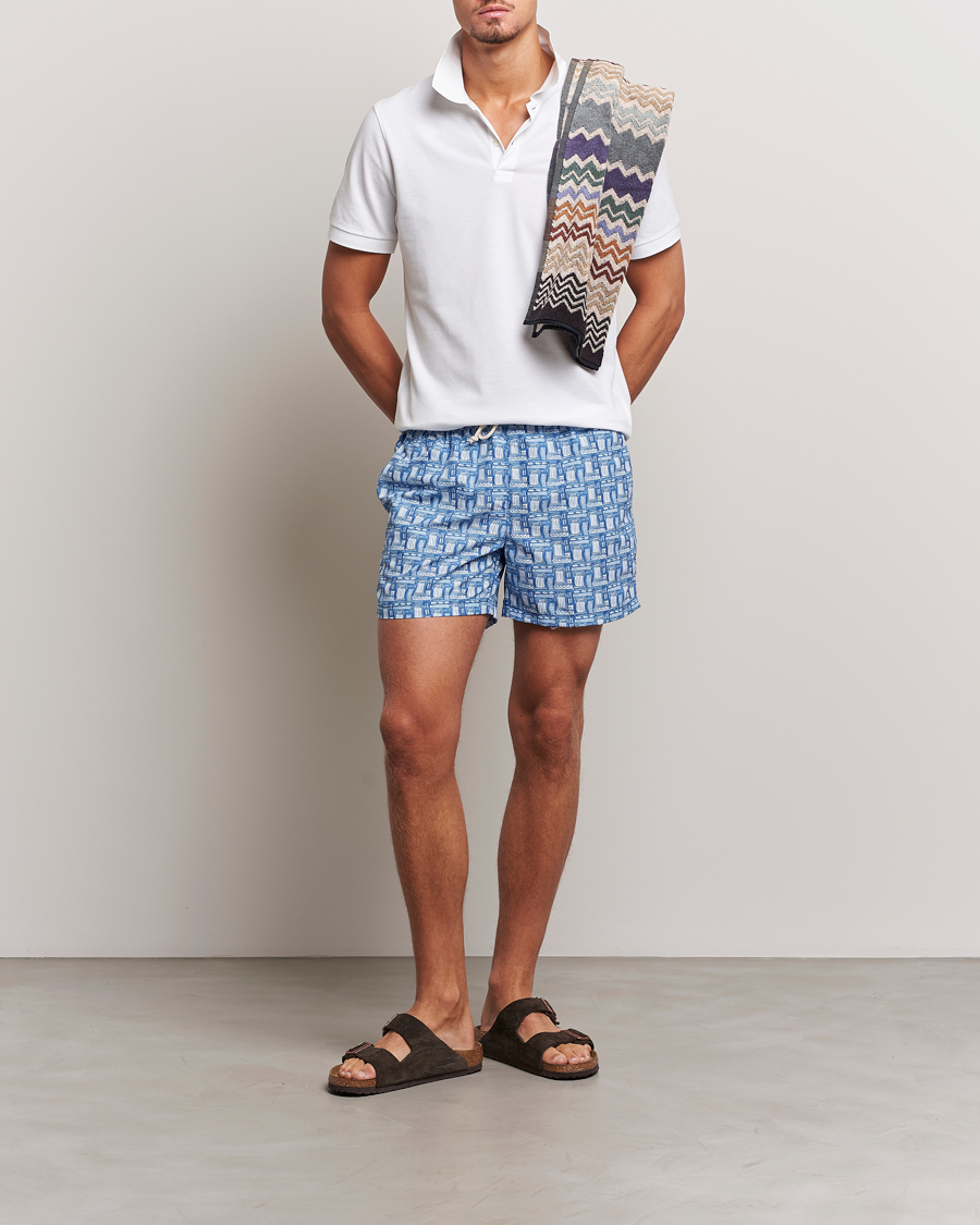 Homme | Maillots De Bain | Ripa Ripa | Printed Swimshorts Blue