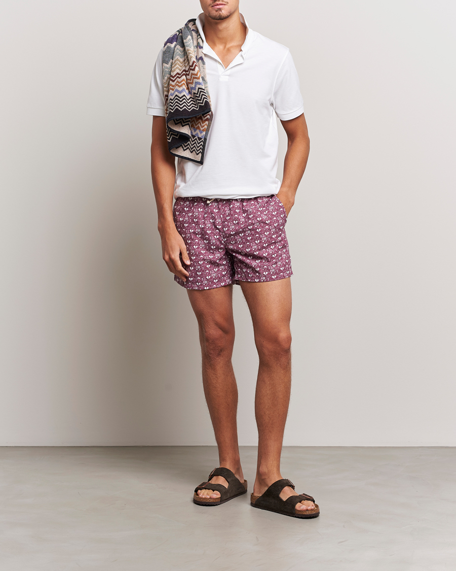 Homme | Maillots De Bain | Ripa Ripa | Printed Swimshorts Red