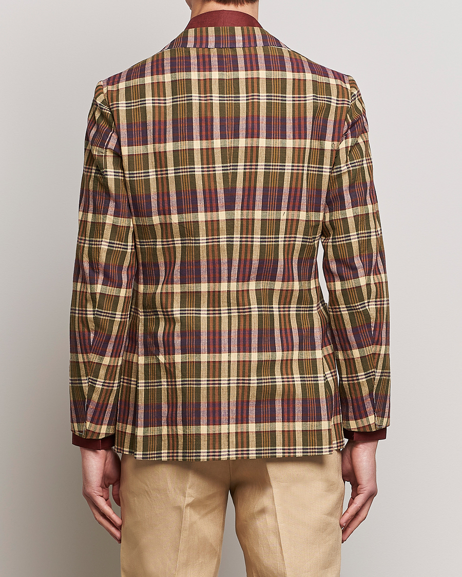 Homme | Blazers | Beams F | Patch Pocket Blazer Dark Brown Madras