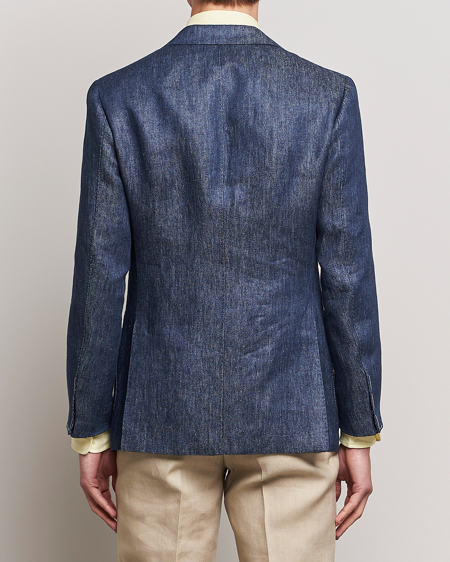 Homme | Blazers | Beams F | Patch Pocket Linen Blazer Indigo