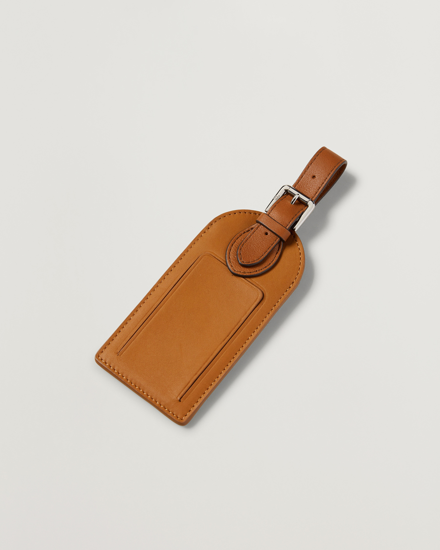 Homme | Ralph Lauren Home Toledo Luggage Tag Saddle Brown | Ralph Lauren Home | Toledo Luggage Tag Saddle Brown