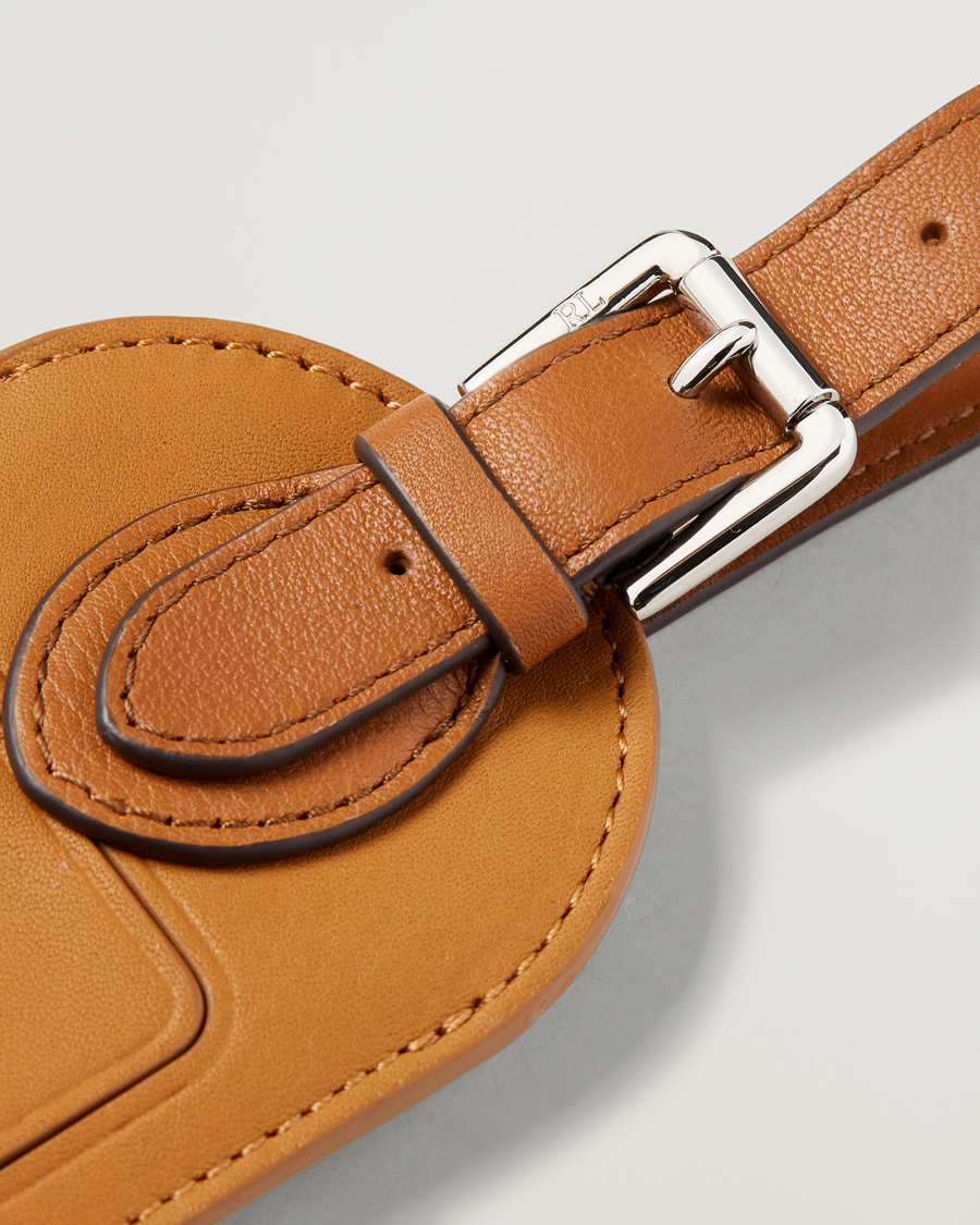 Homme | Ralph Lauren Home Toledo Luggage Tag Saddle Brown | Ralph Lauren Home | Toledo Luggage Tag Saddle Brown