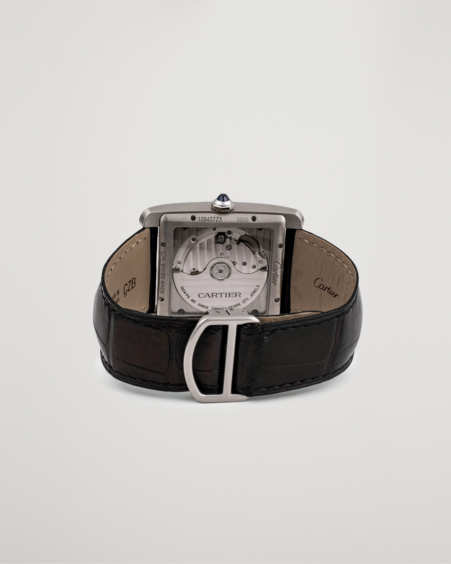 Homme | Pre-Owned & Vintage Watches | Cartier Pre-Owned | Tank MC W5330003 Steel White