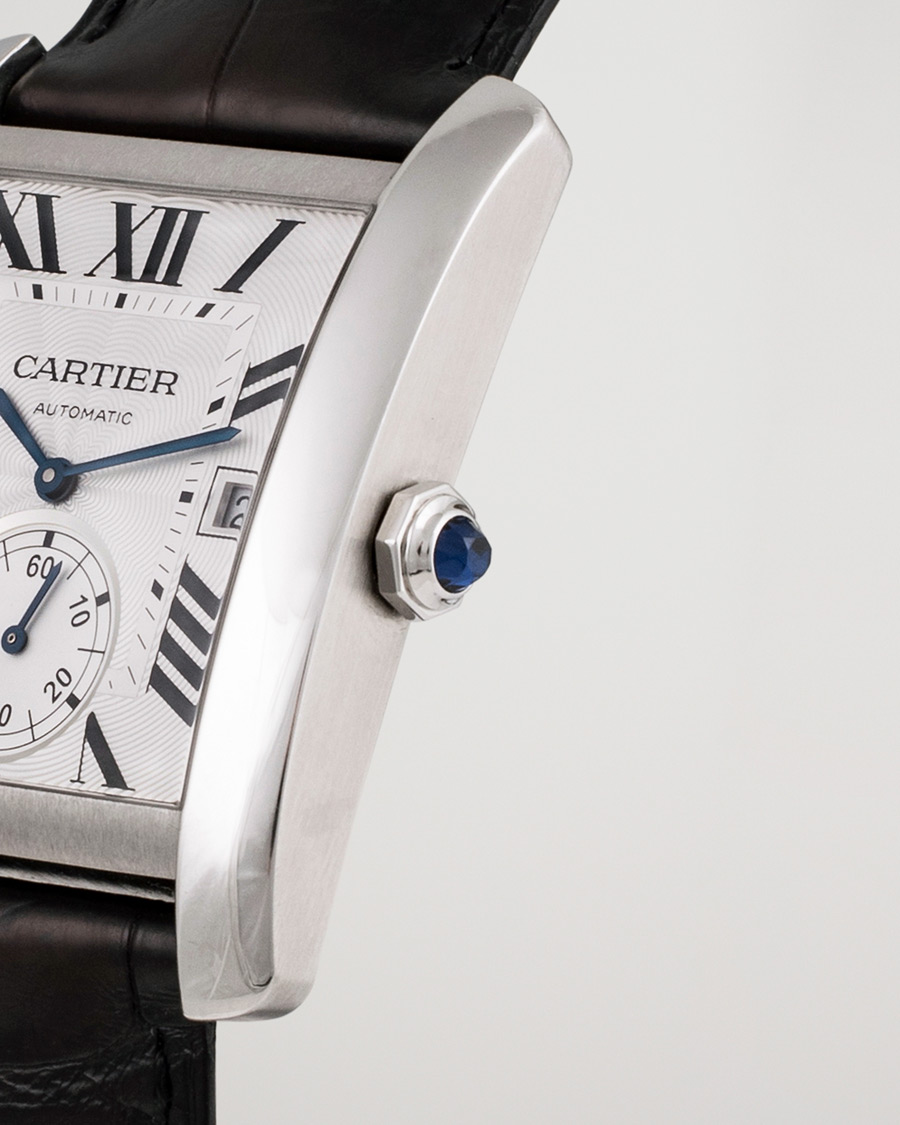 Homme | Pre-Owned & Vintage Watches | Cartier Pre-Owned | Tank MC W5330003 Steel White