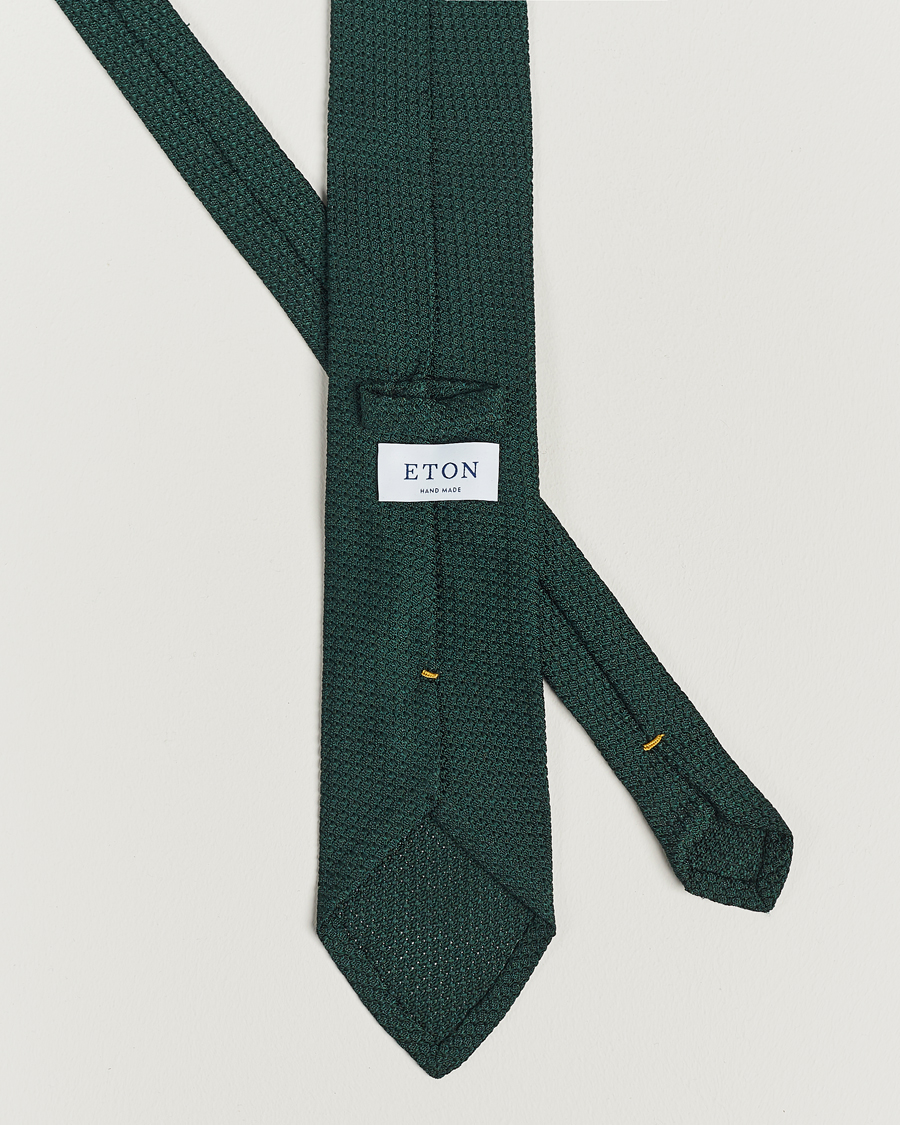 Homme | Eton Grenadine Tie Dark Green | Eton | Grenadine Tie Dark Green