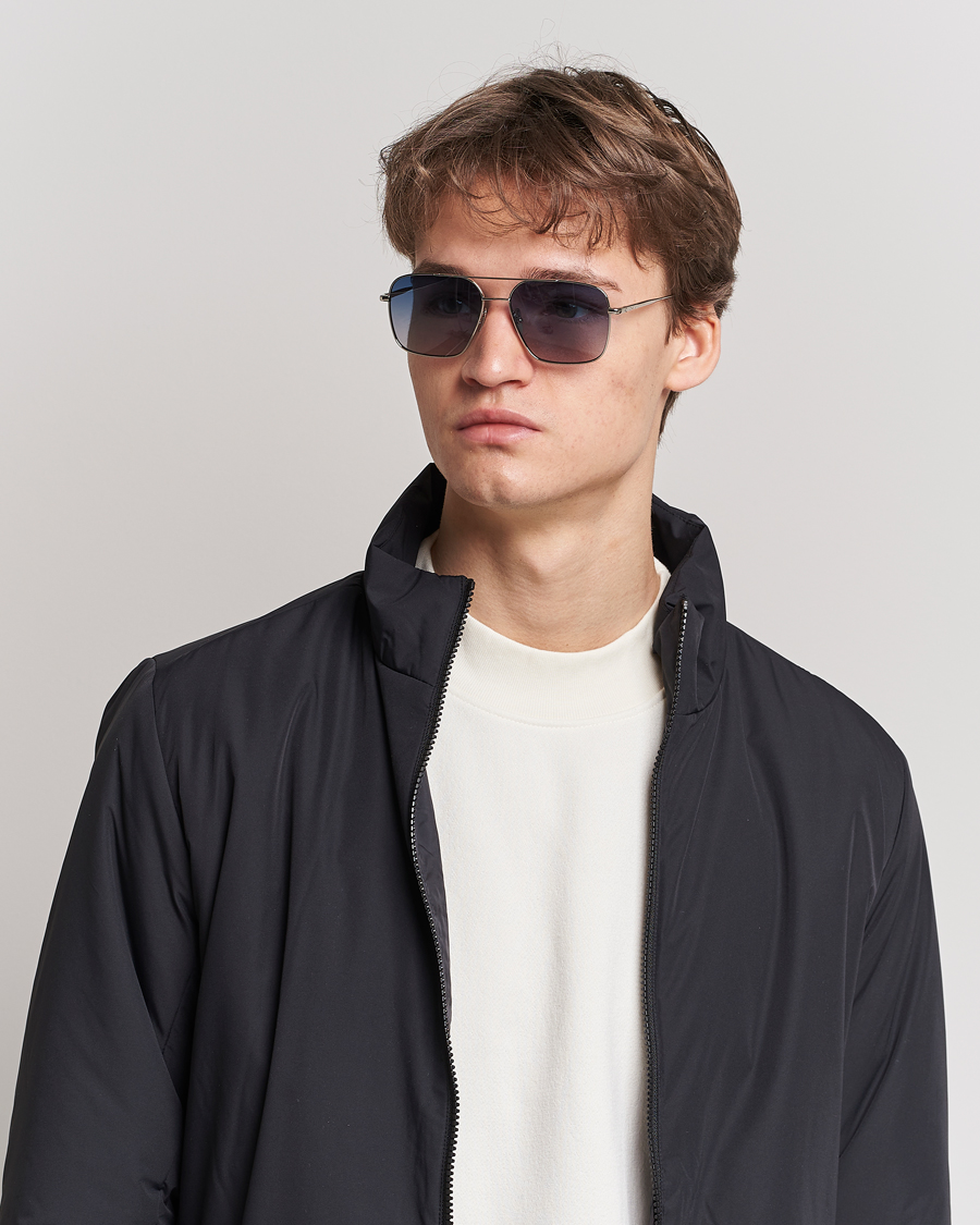 Homme | CHIMI Aviator Sunglasses Frosted Blue | CHIMI | Aviator Sunglasses Frosted Blue