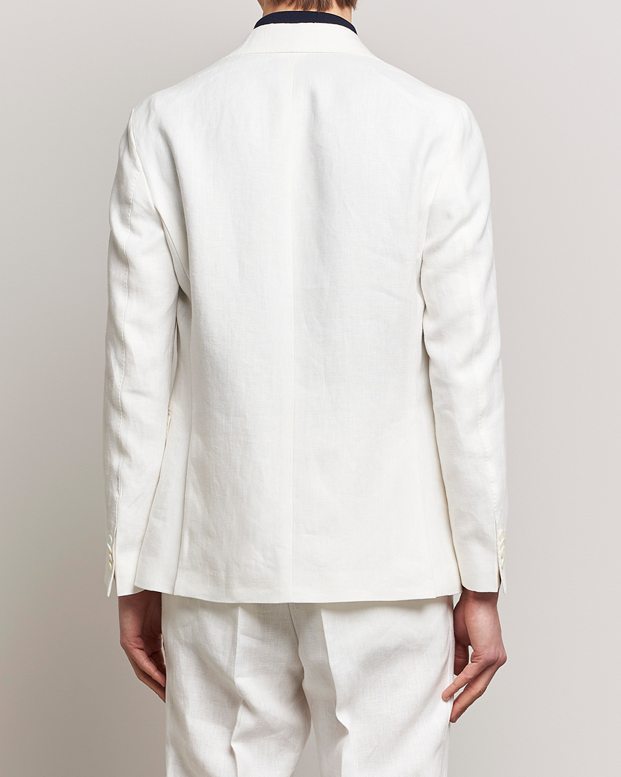 Homme | Blazers | Oscar Jacobson | Fogerty Linen Blazer White