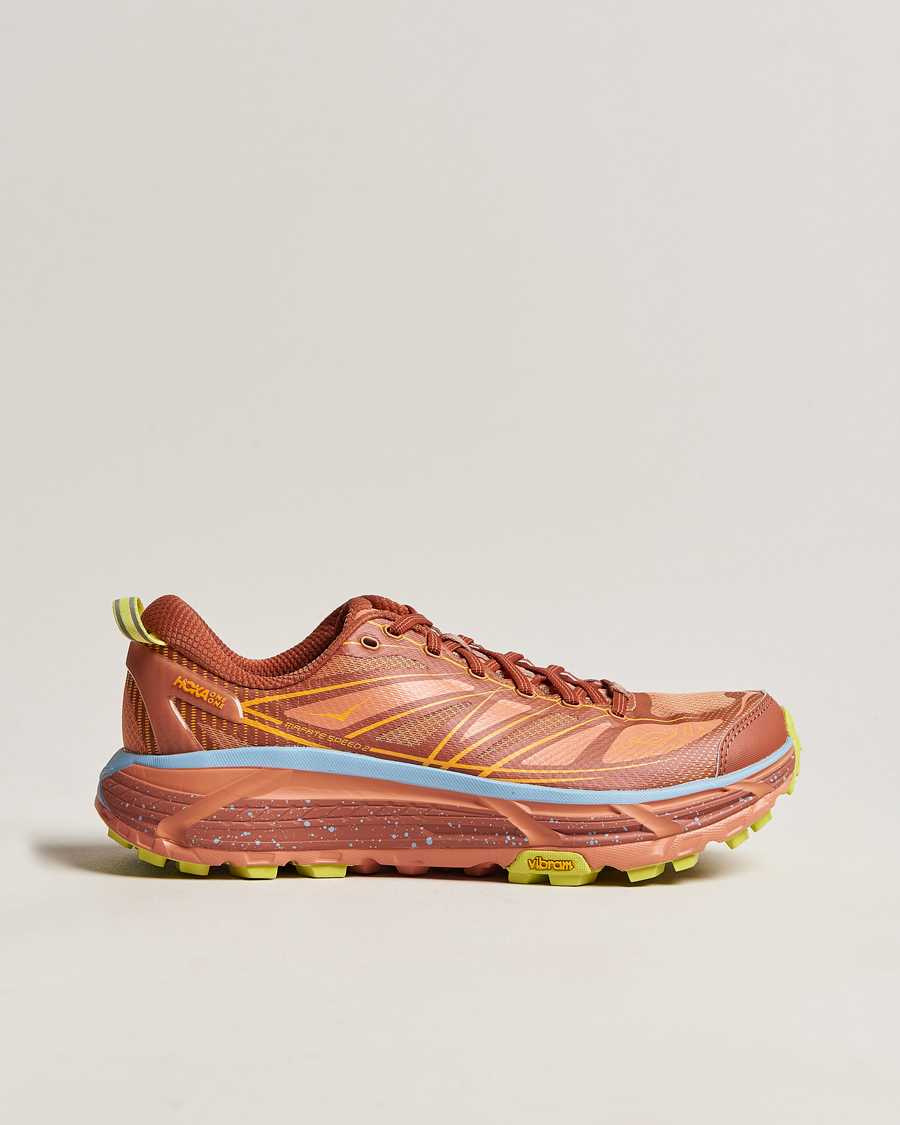 Homme | Mafate Speed 2 Baked Clay/Radiant Yellow | Hoka | Mafate Speed 2 Baked Clay/Radiant Yellow