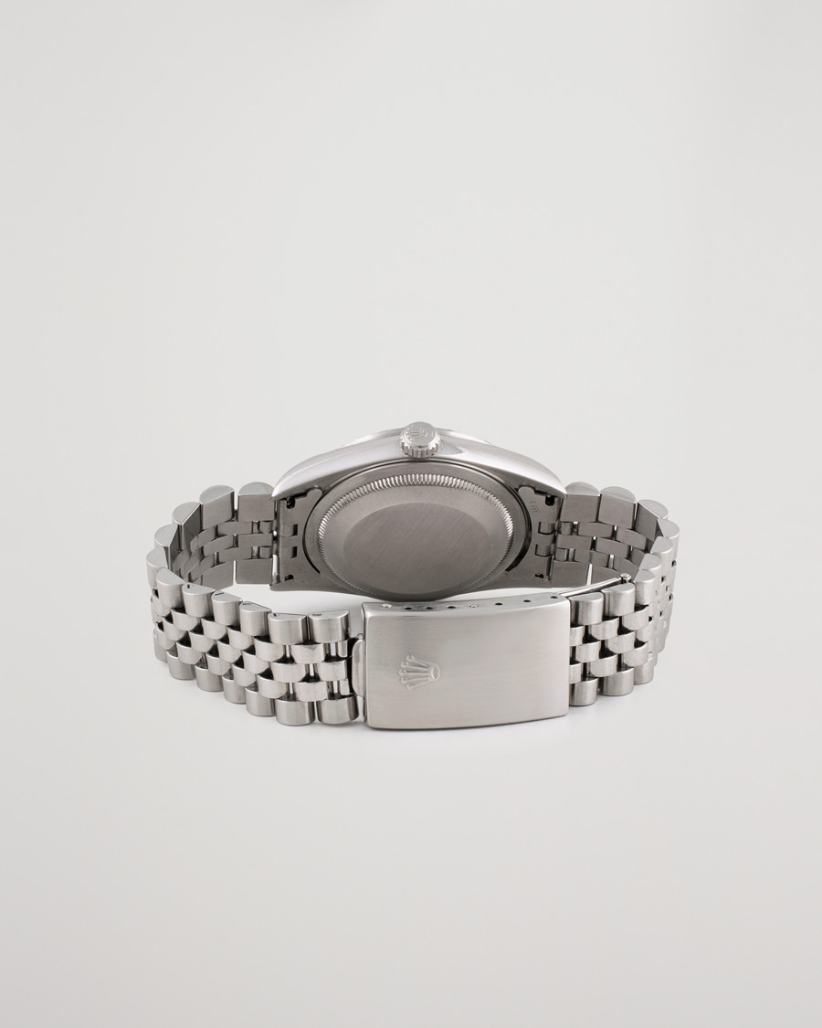 Homme | Pre-Owned & Vintage Watches | Rolex Pre-Owned | Datejust 16220 Oyster Perpetual Black Steel Black