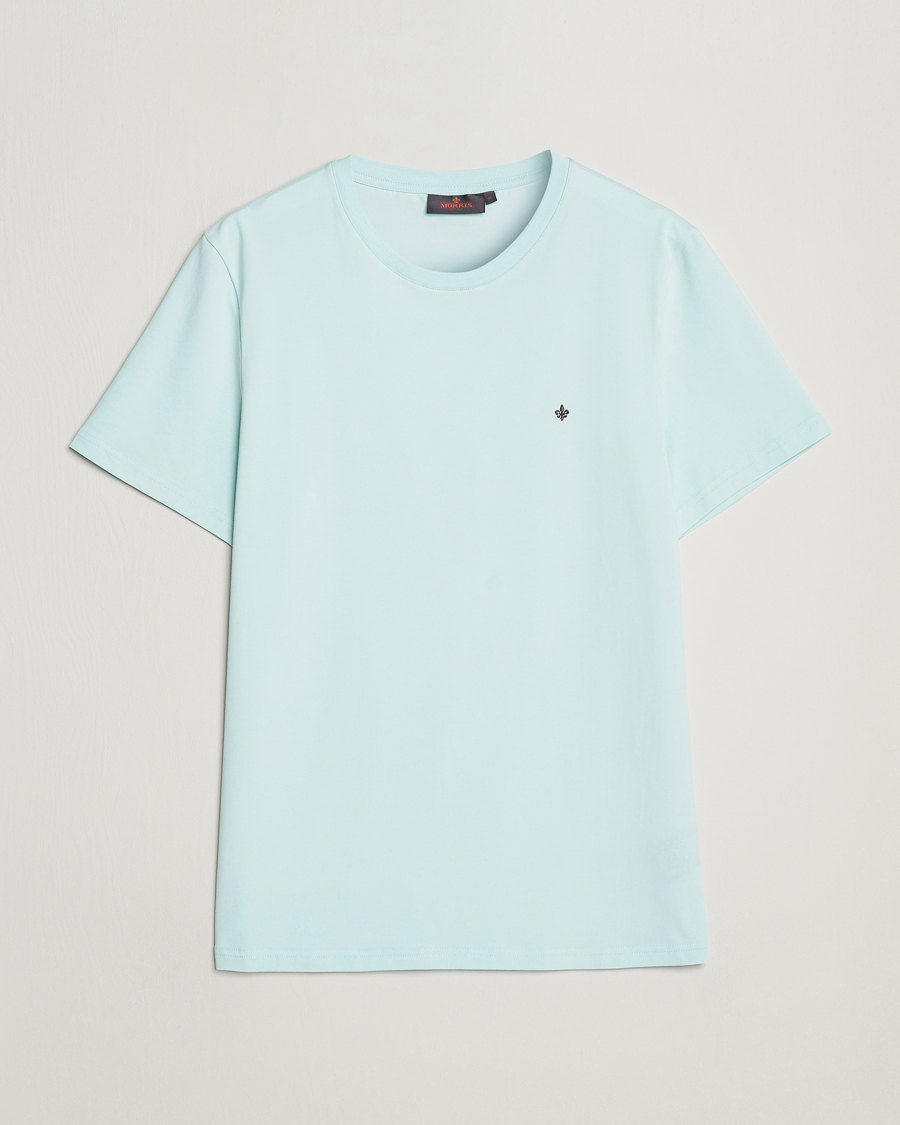Homme | T-shirts | Morris | James Cotton T-Shirt Turquoise