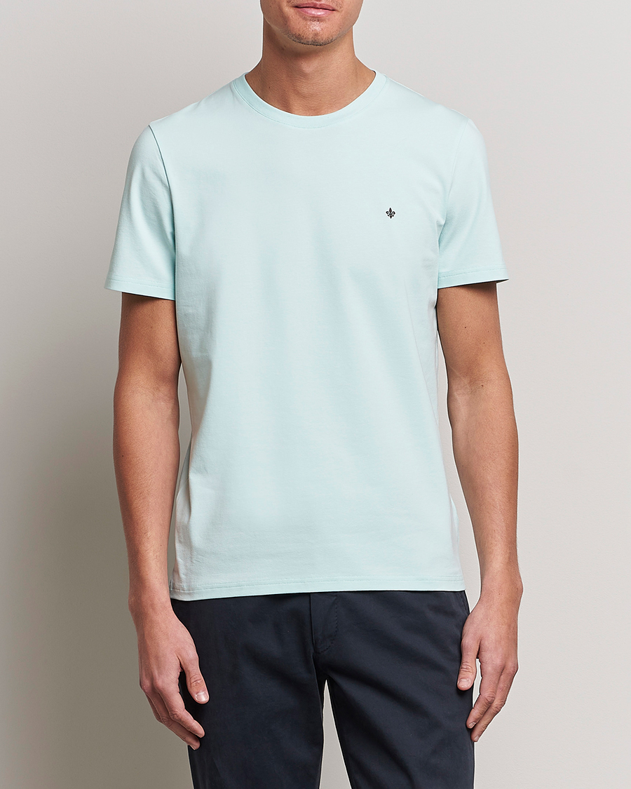 Homme | T-shirts | Morris | James Cotton T-Shirt Turquoise