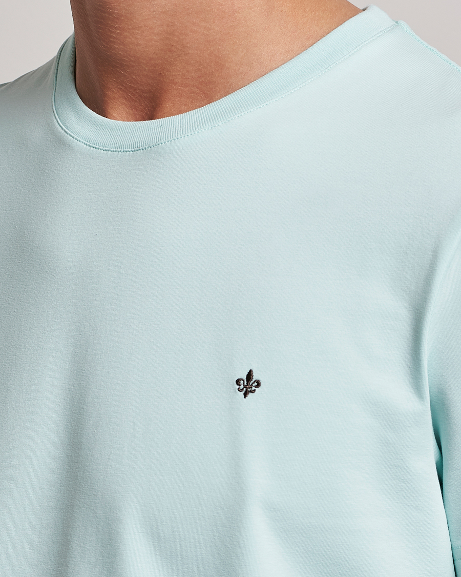 Homme | T-shirts | Morris | James Cotton T-Shirt Turquoise