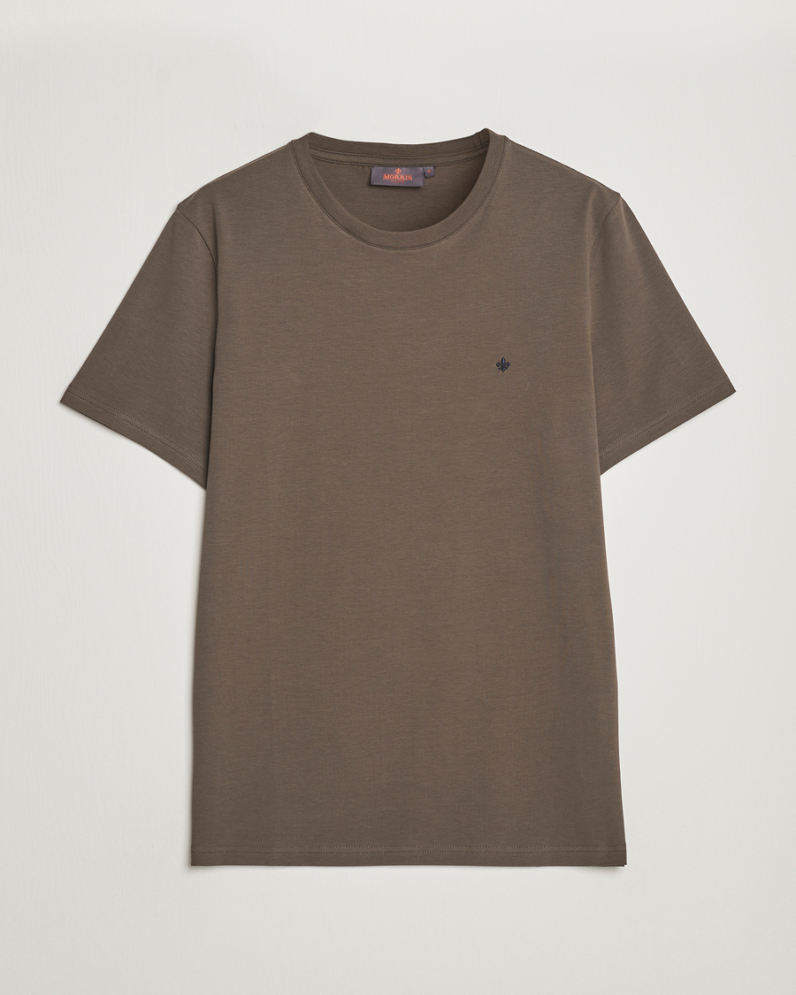 Homme | T-shirts | Morris | James Cotton T-Shirt Brown