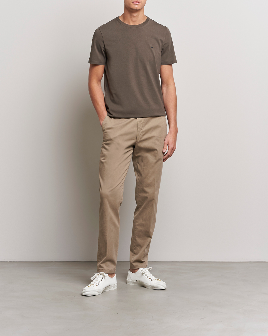 Homme | T-shirts | Morris | James Cotton T-Shirt Brown