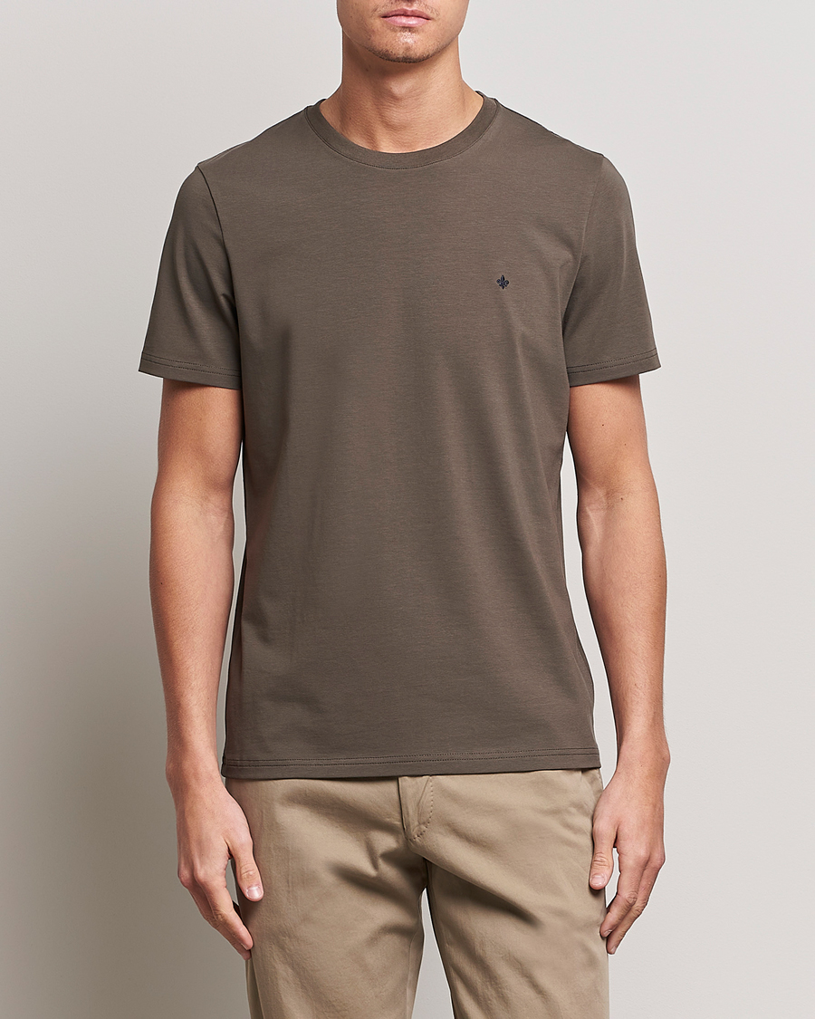 Homme | T-shirts | Morris | James Cotton T-Shirt Brown