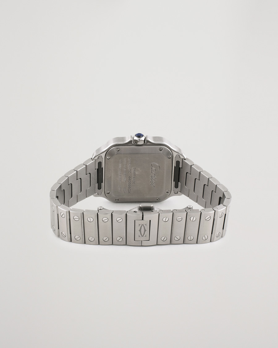 Homme | Pre-Owned & Vintage Watches | Cartier Pre-Owned | Santos De Cartier WSSA0029 Steel White