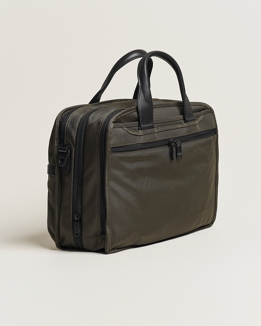 Homme | TUMI Alpha 3 Expandable Organizer Laptop Brief Olive Night | TUMI | Alpha 3 Expandable Organizer Laptop Brief Olive Night