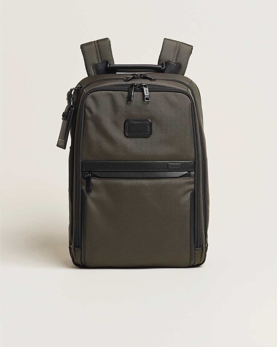Homme | TUMI Alpha 3 Slim Backpack Olive Night | TUMI | Alpha 3 Slim Backpack Olive Night