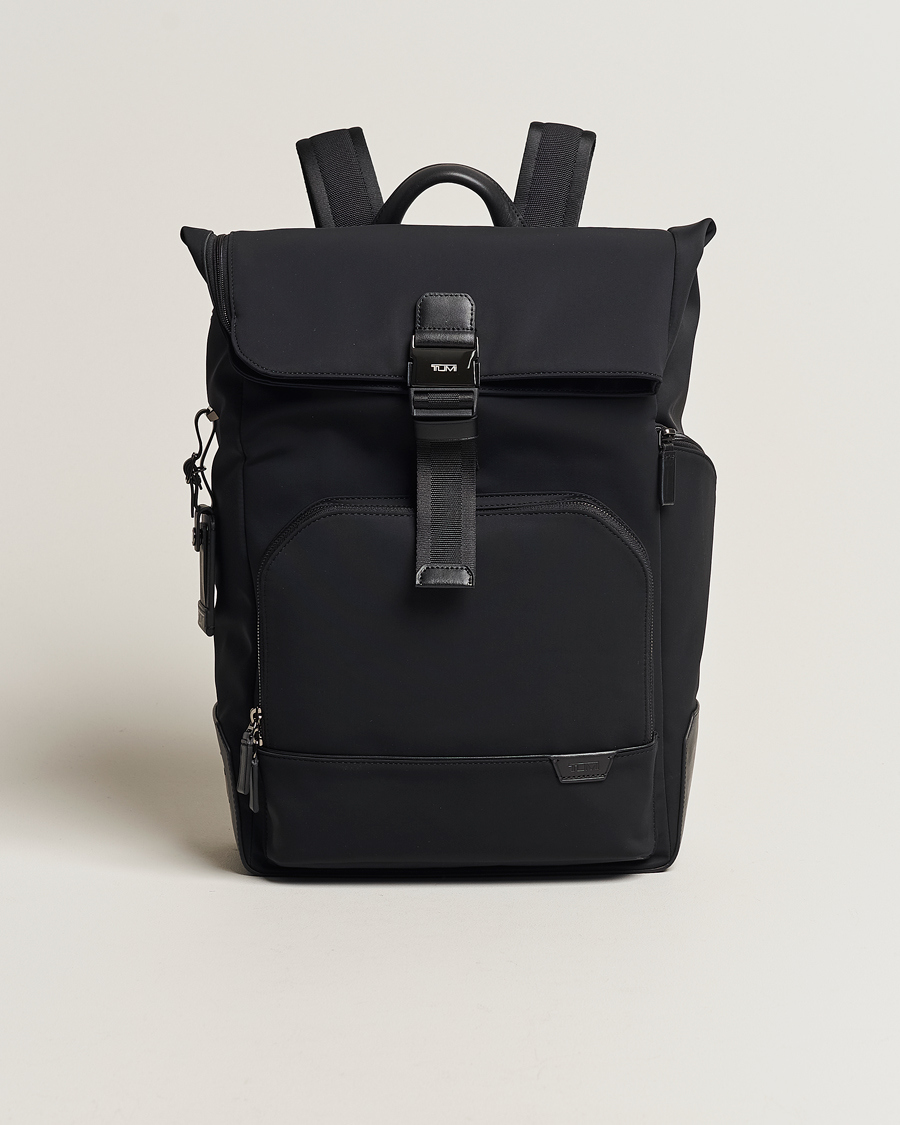 Homme | TUMI Harrison Osborn Roll Top Backpack Black | TUMI | Harrison Osborn Roll Top Backpack Black