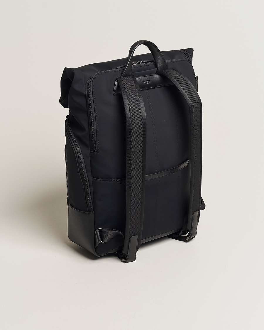 Homme | TUMI Harrison Osborn Roll Top Backpack Black | TUMI | Harrison Osborn Roll Top Backpack Black