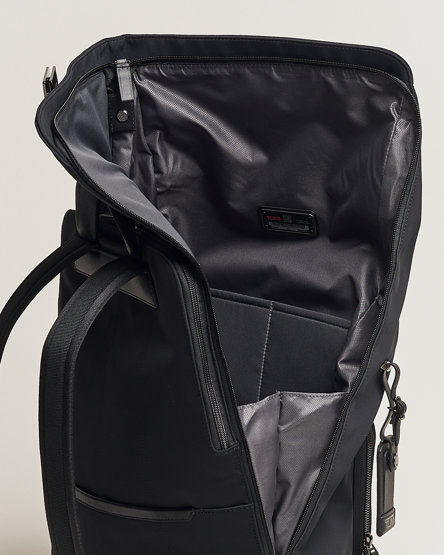 Homme | TUMI Harrison Osborn Roll Top Backpack Black | TUMI | Harrison Osborn Roll Top Backpack Black