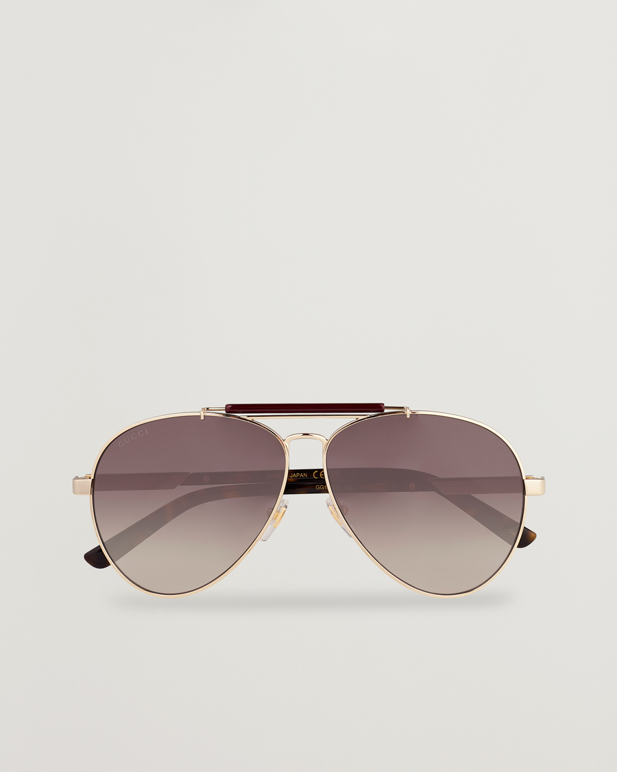 Homme | Gucci GG1287S Sunglasses Havana/Gold | Gucci | GG1287S Sunglasses Havana/Gold