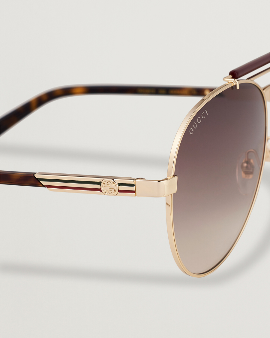 Homme | Gucci GG1287S Sunglasses Havana/Gold | Gucci | GG1287S Sunglasses Havana/Gold