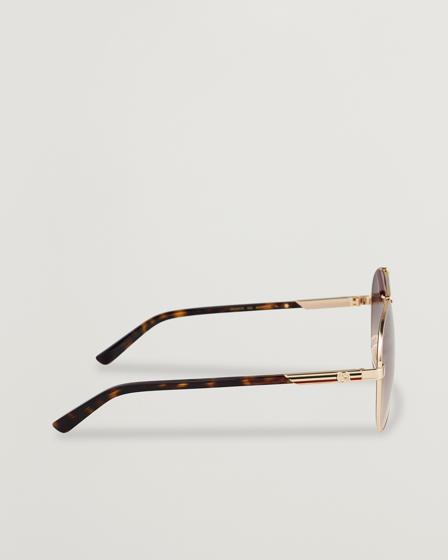 Homme | Gucci GG1287S Sunglasses Havana/Gold | Gucci | GG1287S Sunglasses Havana/Gold