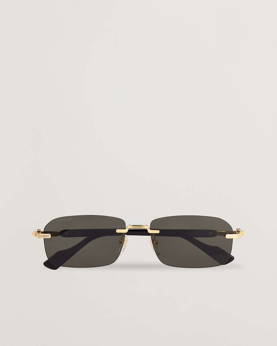 Homme | Lunettes De Soleil | Gucci | GG1221S Sunglasses Gold/Black