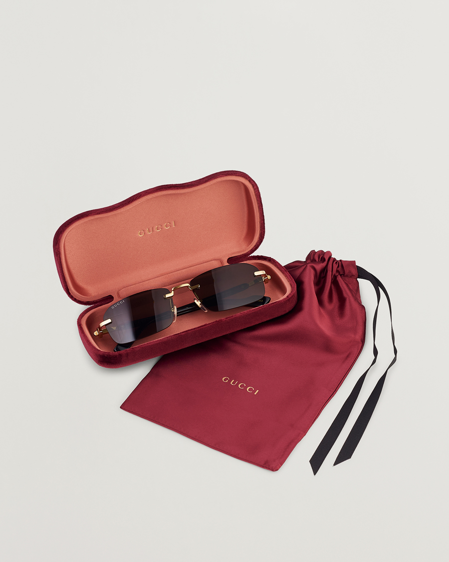 Homme | Lunettes De Soleil | Gucci | GG1221S Sunglasses Gold/Black