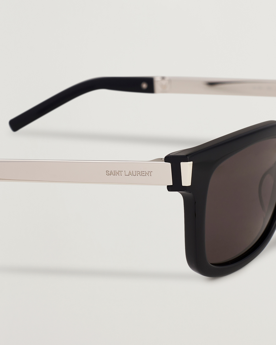 Homme | Saint Laurent SL 581 Sunglasses Black/Silver | Saint Laurent | SL 581 Sunglasses Black/Silver
