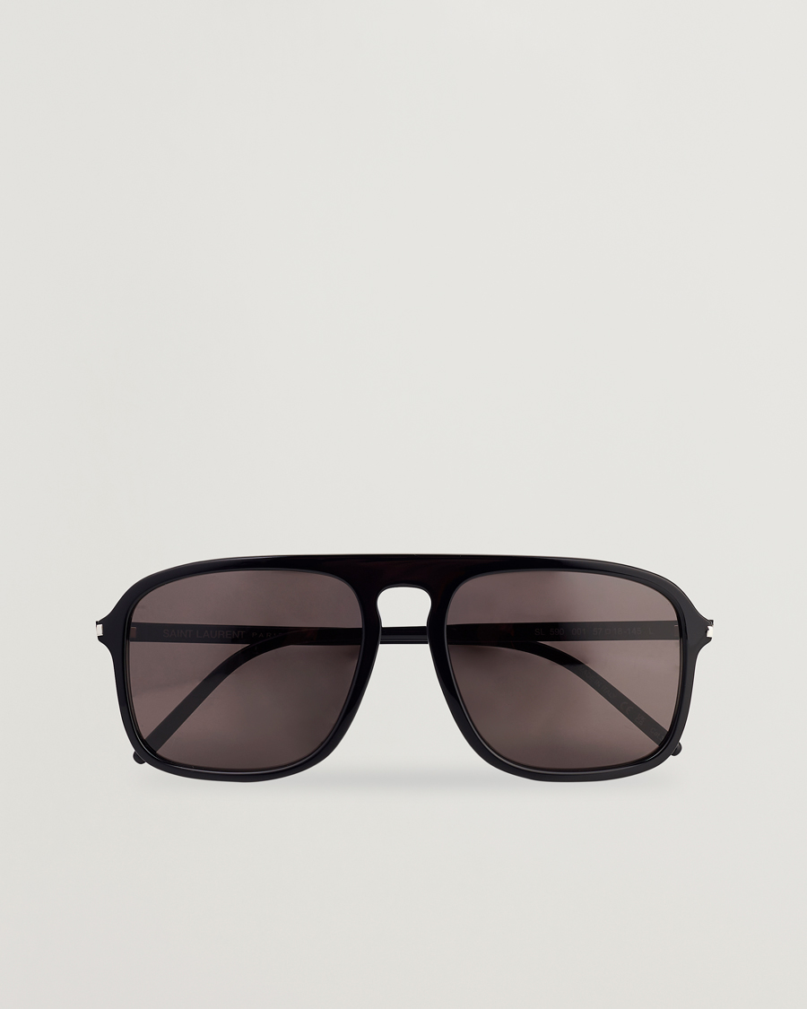 Homme | Saint Laurent SL 590 Sunglasses Black | Saint Laurent | SL 590 Sunglasses Black