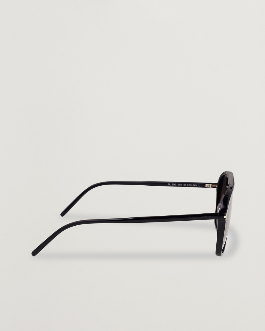 Homme | Saint Laurent SL 590 Sunglasses Black | Saint Laurent | SL 590 Sunglasses Black