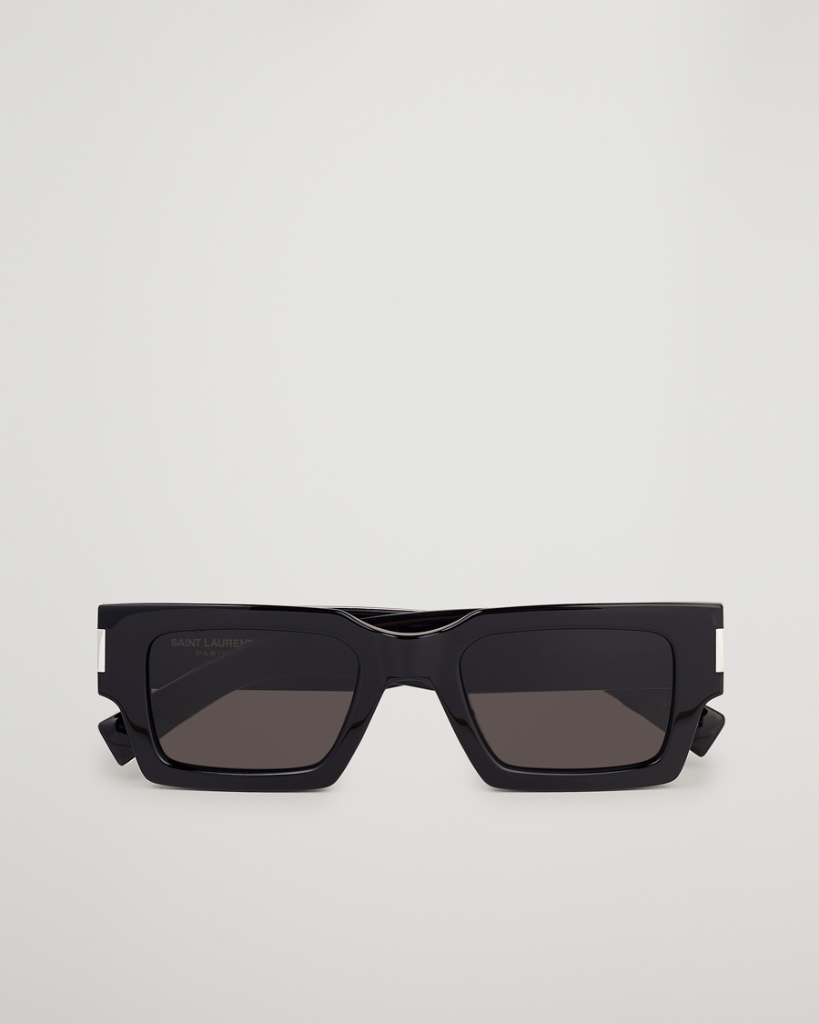 Homme | Lunettes De Soleil | Saint Laurent | SL 572 Sunglasses Black/Crystal