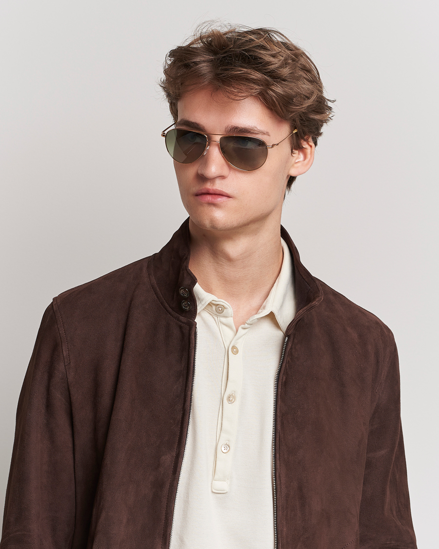 Homme |  | Oliver Peoples | Benedict Sunglasses Rose Gold