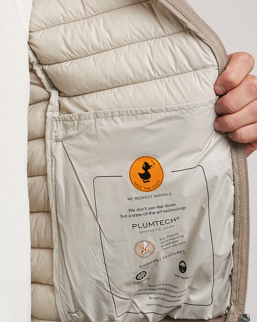 Homme | Manteaux Et Vestes | Save The Duck | Duffy Lightweight Padded Hood Jacket Dune Beige