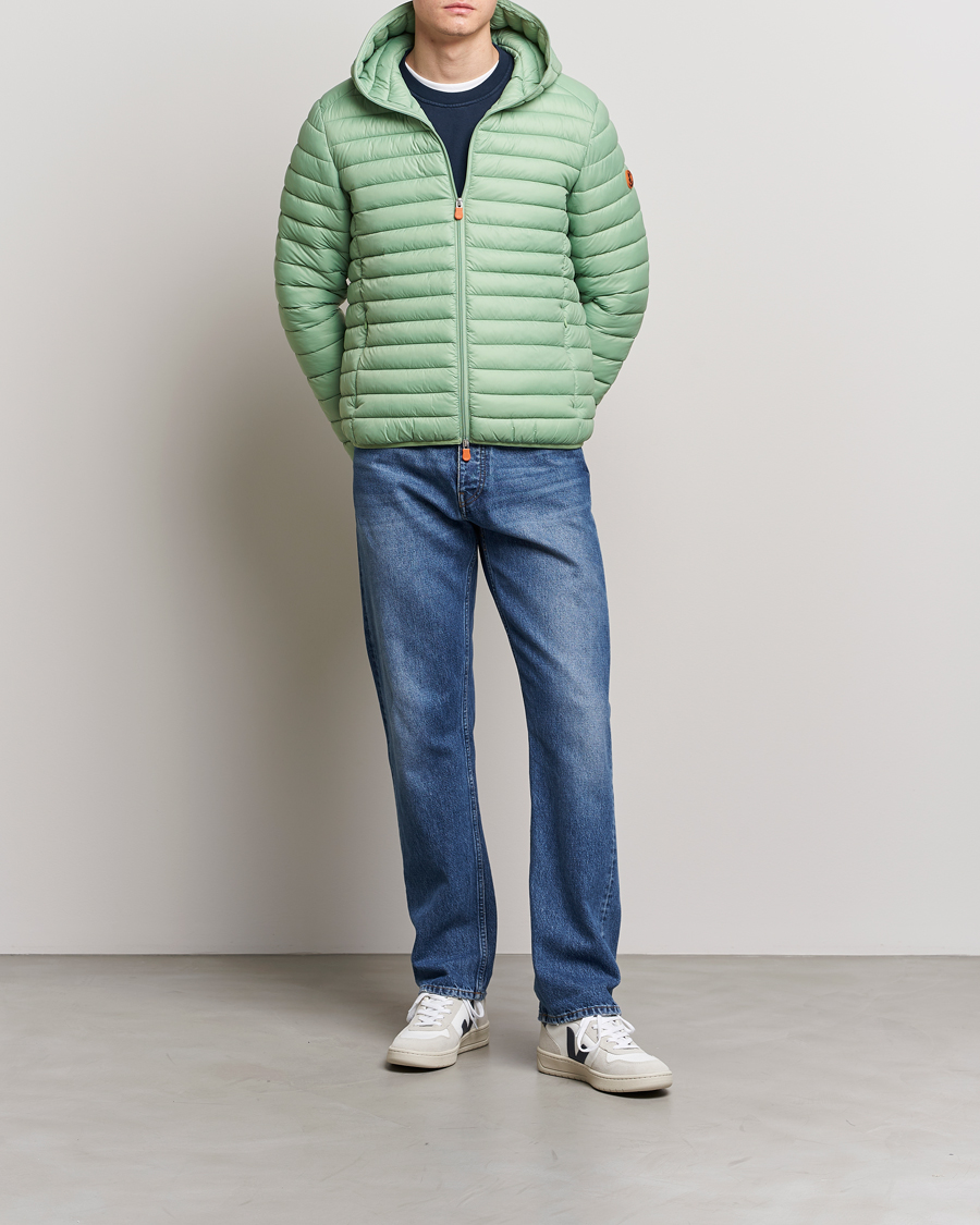 Homme | Manteaux Et Vestes | Save The Duck | Duffy Lightweight Padded Hood Jacket Mint Green