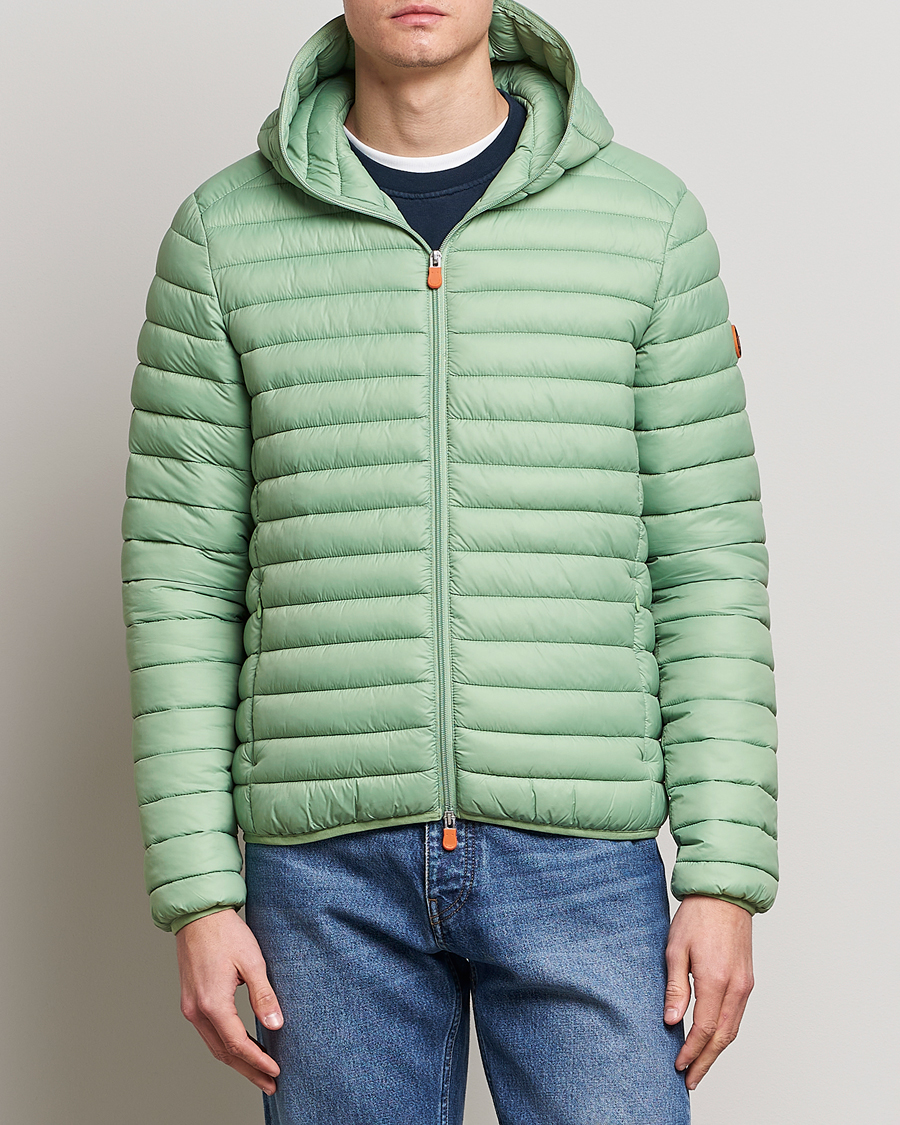 Homme | Manteaux Et Vestes | Save The Duck | Duffy Lightweight Padded Hood Jacket Mint Green