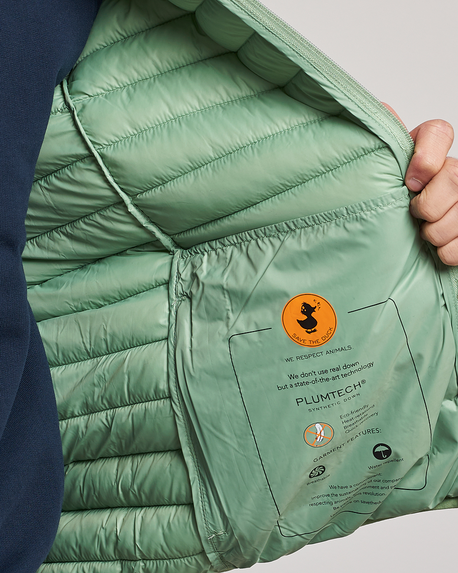 Homme | Manteaux Et Vestes | Save The Duck | Duffy Lightweight Padded Hood Jacket Mint Green