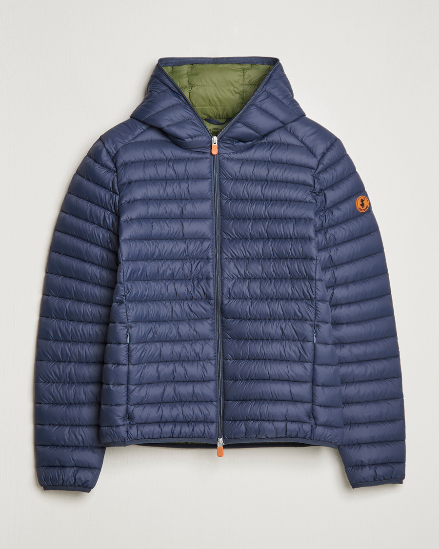 Homme | Manteaux Et Vestes | Save The Duck | Duffy Lightweight Padded Hood Jacket Ombre Blue
