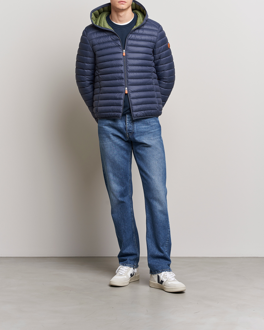 Homme | Manteaux Et Vestes | Save The Duck | Duffy Lightweight Padded Hood Jacket Ombre Blue