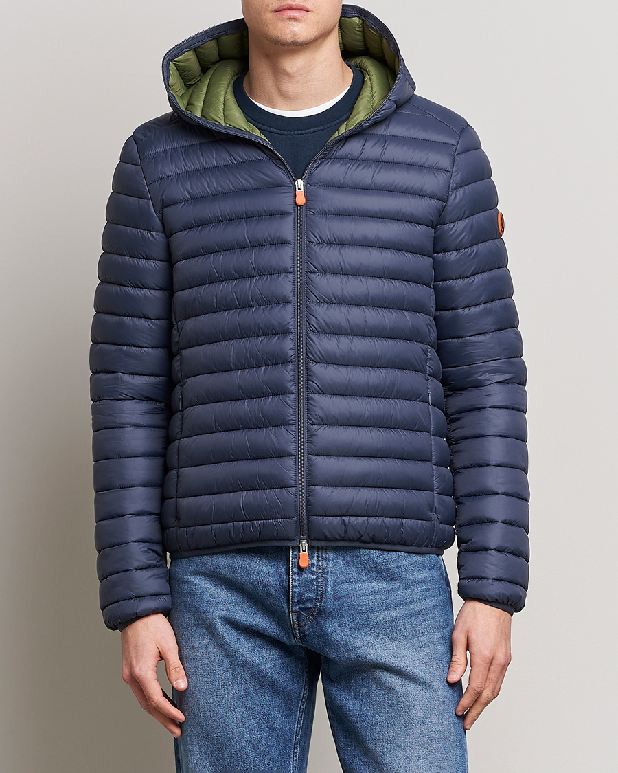 Homme | Manteaux Et Vestes | Save The Duck | Duffy Lightweight Padded Hood Jacket Ombre Blue