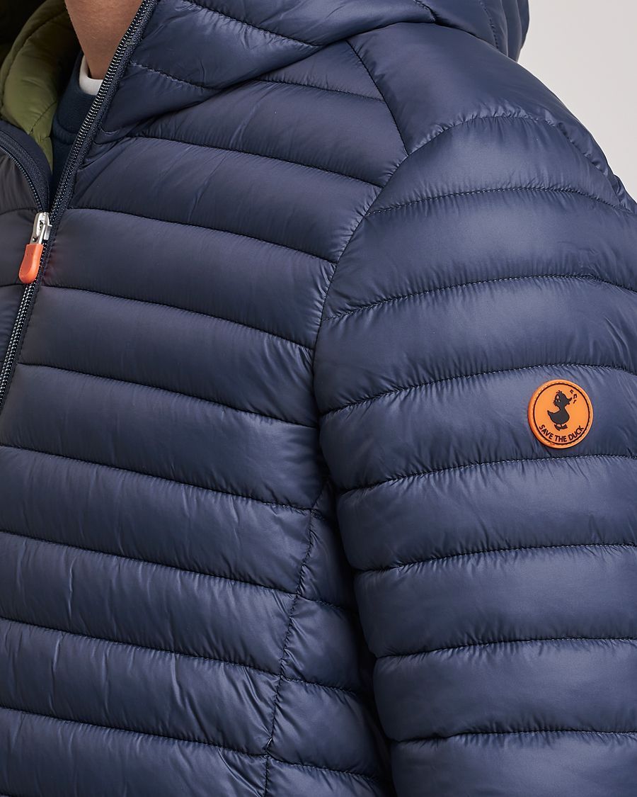 Homme | Manteaux Et Vestes | Save The Duck | Duffy Lightweight Padded Hood Jacket Ombre Blue